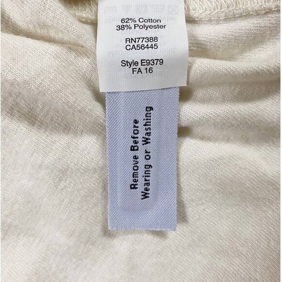 Madewell Women's Libra Beige Lace-Up Tunic Tee - S EUC - Picture 15 of 15